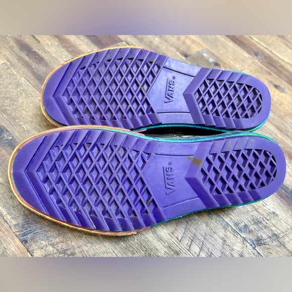 Vans Classic Slip-On Stacked Platform - Glitter - Black Rainbow - M 6.0 / W 7.5 - Picture 5 of 6